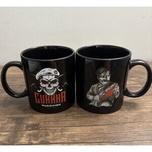 Gurkha Cigar Company 22 Ounce Coffee Mugs. Brand New Without Box. Set Of 2